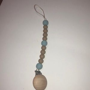 Silicone pacifier clip, pacifier holder.